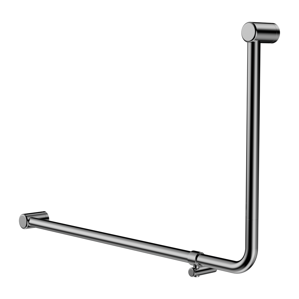 MECCA CARE 32MM DDA 90 DEGREE BENT TUBE GRAB RAIL 600X1000MM CHROME