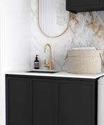 Load image into Gallery viewer, Laundry Kit 1715A Hampshire Black with Pure White Top
