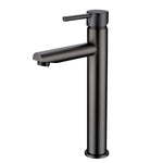 Load image into Gallery viewer, Pentro Gun Metal Grey Round Tall Basin Mixer
