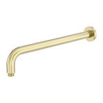 Load image into Gallery viewer, Zen SS316L Round Shower Arm 400mm Length Brushed Gold
