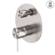 MECCA SHOWER MIXER WITH DIVERTOR BRUSHED NICKEL