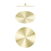 Zen SS316L 300mm Round Shower Head Brushed Gold