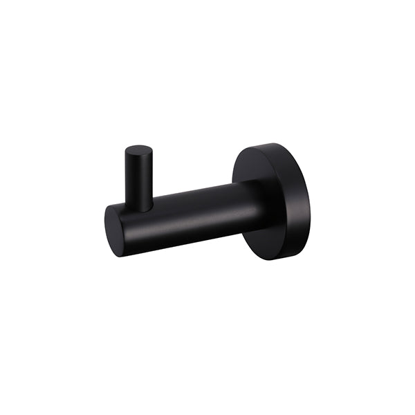 Round Robe Hook - Matte Black