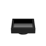 Load image into Gallery viewer, 100MM SQUARE TILE INSERT FLOOR WASTE 50MM OUTLET MATTE BLACK
