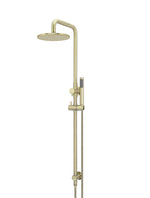 Load image into Gallery viewer, Round Combination Shower Rail 200mm Rose, Single Function Hand Shower - PVD Tiger Bronze
