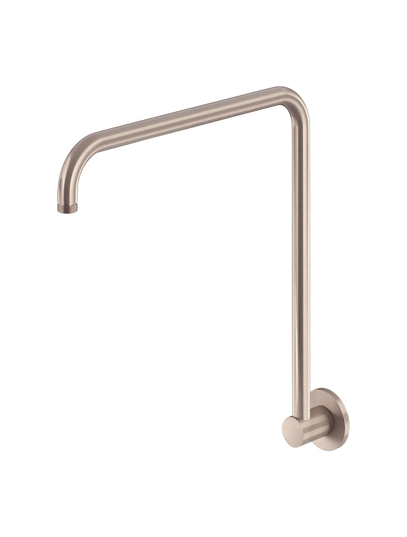 Square Overhead Shower Arm - Champagne