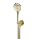 Load image into Gallery viewer, Round Three Function Hand Shower on Fixed Bracket - PVD Tiger Bronze
