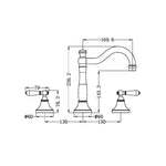 Load image into Gallery viewer, YORK BASIN SET WITH METAL LEVER CHROME
