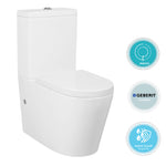 Load image into Gallery viewer, Alzano Rimless Toilet Suite Thick Seat / Geberit Cistern
