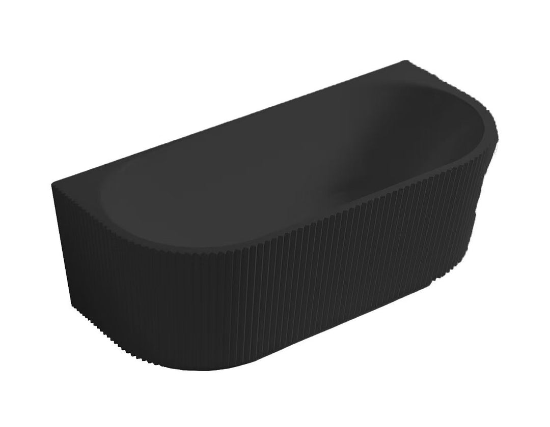 Bingie Fluted Skirt Back to Wall Bath