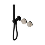 Load image into Gallery viewer, Serenity Progressive Shower System With Rome Travertine Handle And Slim Shower Matte Black
