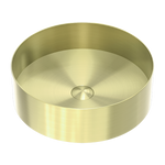 Load image into Gallery viewer, OPAL ROUND 400MM STAINLESS STEEL BASIN BRUSHED GOLD
