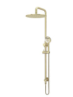 Load image into Gallery viewer, Round Combination Shower Rail 300mm Rose, Three Function Hand Shower - PVD Tiger Bronze
