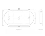 Load image into Gallery viewer, Bondi Natural Oak Shaving Cabinet
