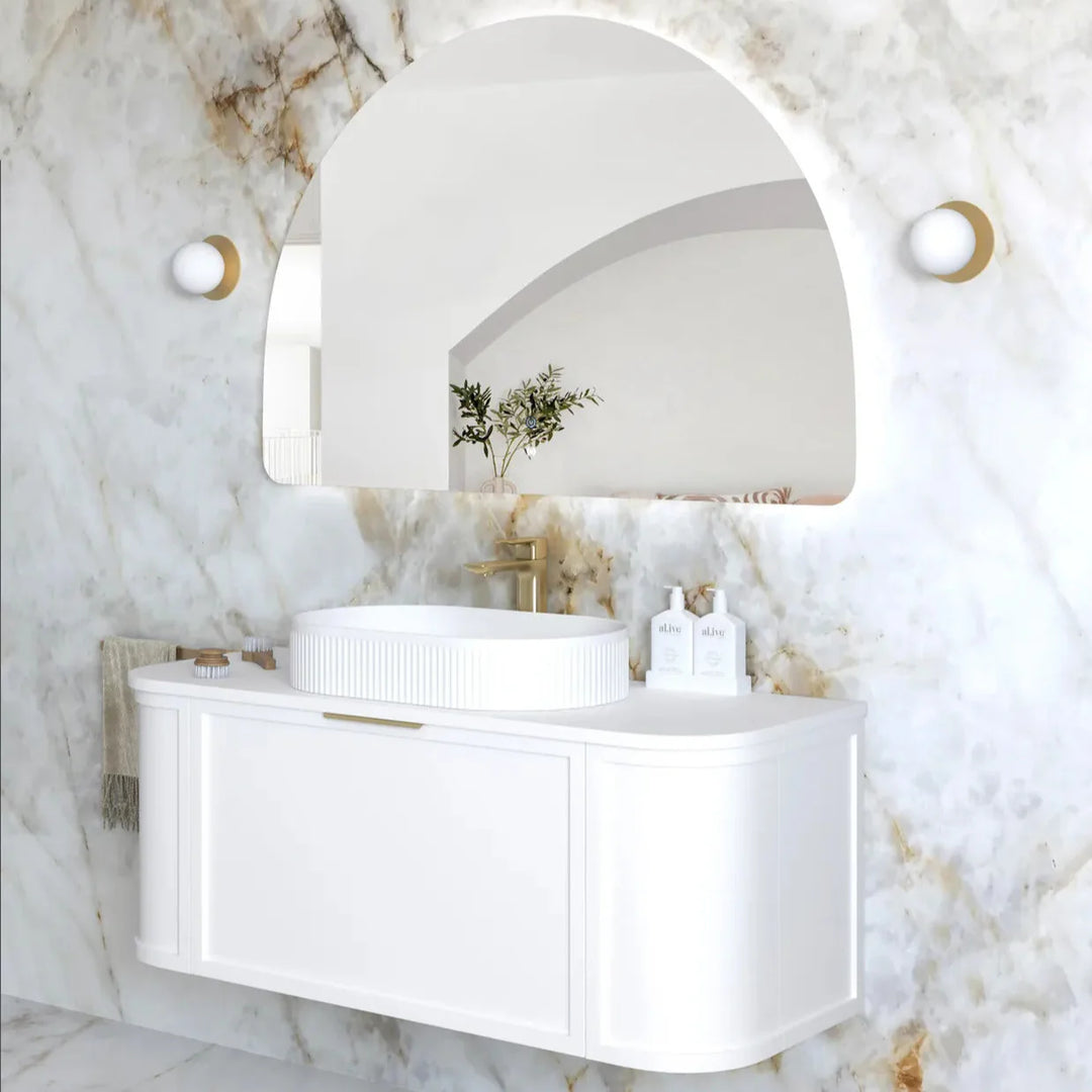 LED Moonlight Archie 800(H)x1200(W) Frameless Tuffi Mirror