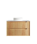 Load image into Gallery viewer, Byron Fluted with Stone Top
