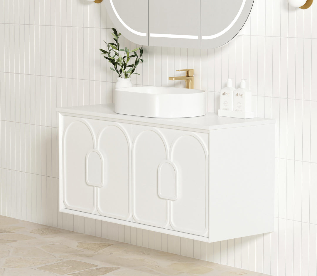 Laguna White Wall Hung Vanity