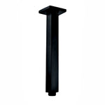 Load image into Gallery viewer, Square Black Ceiling Shower Arm 200mm
