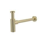 Load image into Gallery viewer, Round bottle trap for 32mm basin waste and 32mm waste pipe with 40mm adapter - PVD Tiger Bronze
