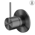 Load image into Gallery viewer, MECCA SHOWER MIXER HANDLE UP 80MM PLATE GUN METAL
