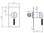 Load image into Gallery viewer, CADDENCE Series Brushed Nickel Wall Mixer
