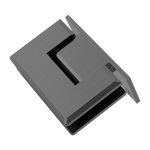 Load image into Gallery viewer, 90 DEGREE GLASS TO WALL SHOWER HINGE 10MM GLASS GUN METAL
