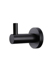 Round Robe Hook - Matte Black