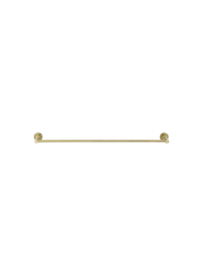 Round Single Towel Rail 600mm - PVD Tiger Bronze