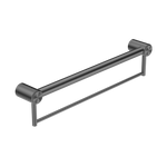 Load image into Gallery viewer, MECCA CARE 32MM GRAB RAIL WITH TOWEL HOLDER 900MM GUN METAL
