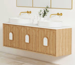 Load image into Gallery viewer, Laguna Natural Oak Wall Hung Vanity
