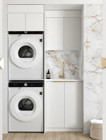 Load image into Gallery viewer, Laundry Kit 1305C Bondi White with Natural Carrara Marble Top
