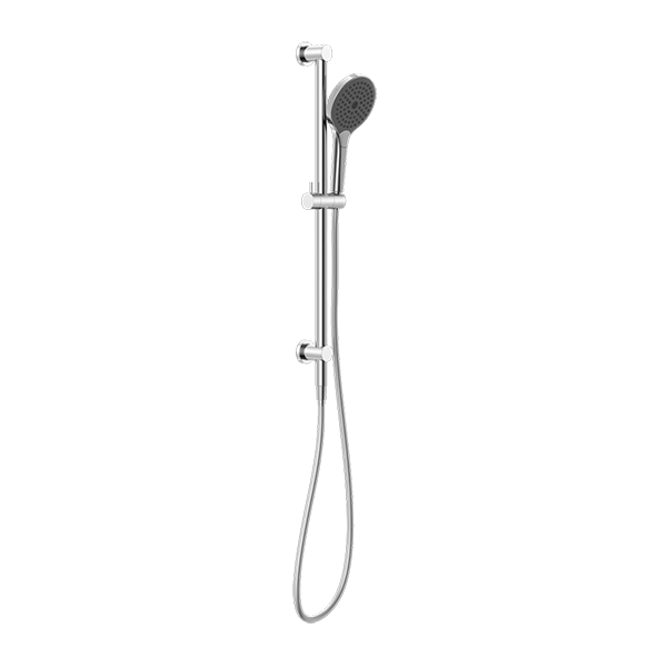 MECCA SHOWER RAIL WITH AIR SHOWER II CHROME