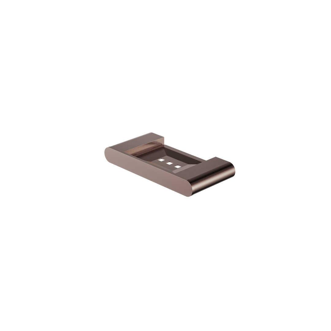 BIANCA SOAP DISH HOLDER BRUSHED BRONZE