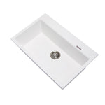Load image into Gallery viewer, White Carysil Waltz 780 Granite Single Bowl Stone Kitchen Sink 780*510*220mm
