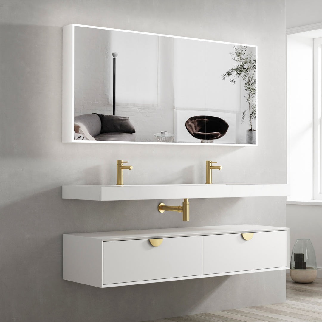 LED Moonglight Shaving Cabinet