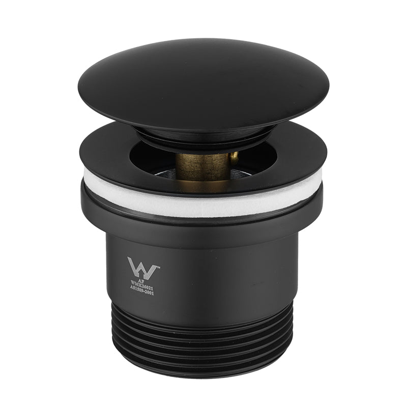 Black Pop Up Waste Universal
