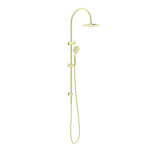 Load image into Gallery viewer, MECCA TWIN SHOWER WITH AIR SHOWER BRUSHED GOLD
