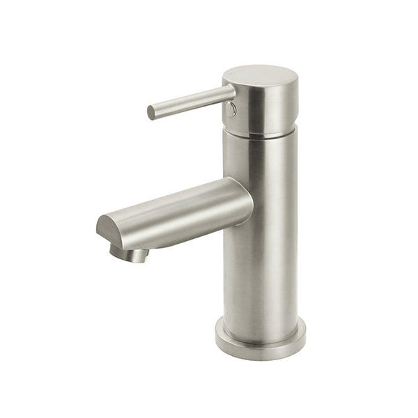 Round Basin Mixer - PVD Brushed Nickel