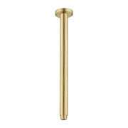 ROUND CEILING ARM 100MM LENGTH BRUSHED GOLD
