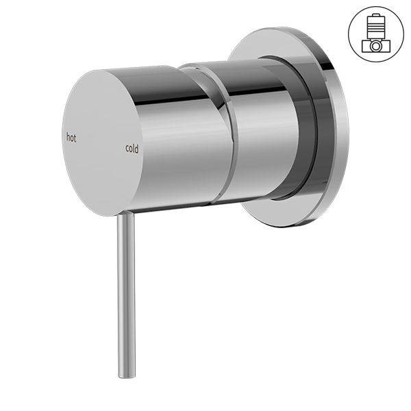 MECCA SHOWER MIXER 60MM PLATE CHROME