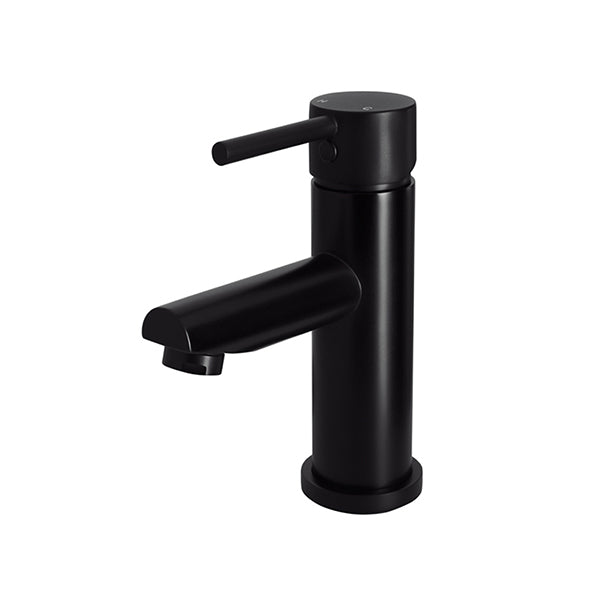Round Basin Mixer - Matte Black