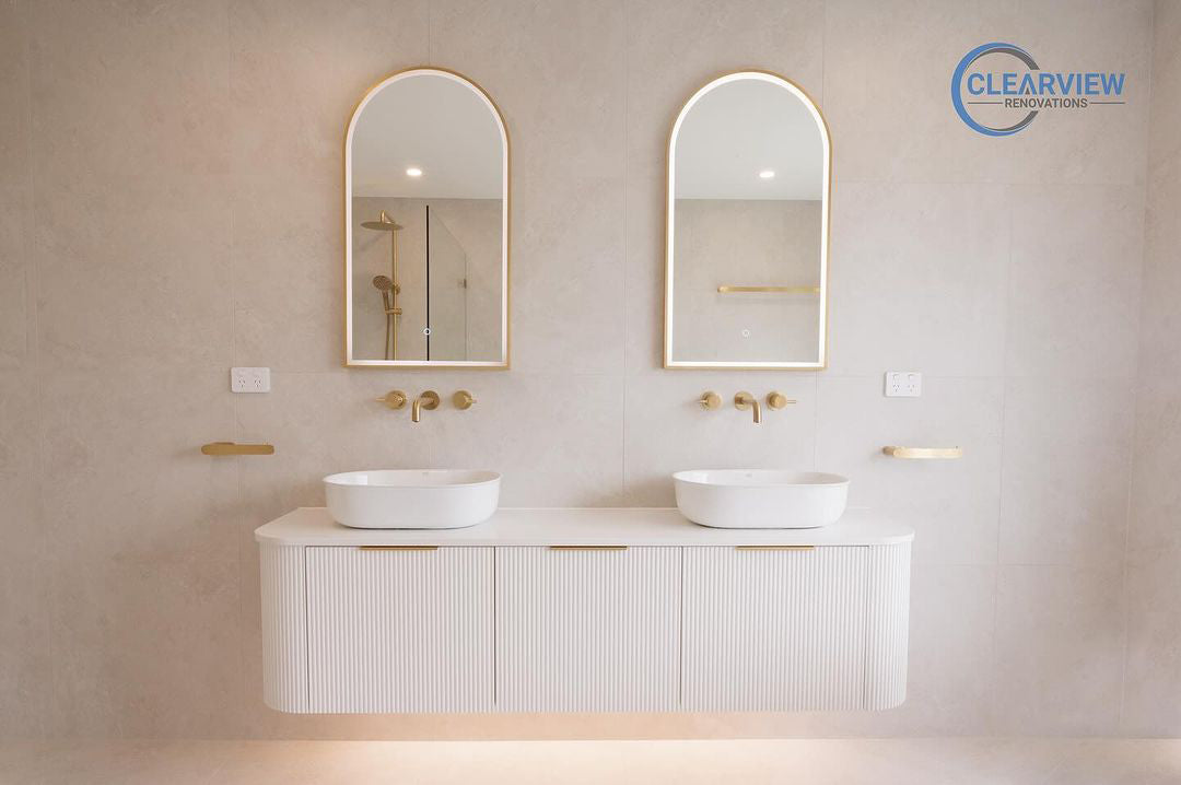 Bondi White with Stone Top