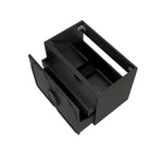 Load image into Gallery viewer, Laguna Black American Oak Wall Hung Vanity
