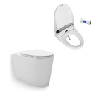 Grande Wall Faced Toilet with Englefield Bidet Seat Plus (Handheld Remote)