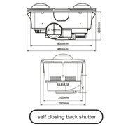 AllLux2 White  2 HEAT 3 IN 1 BATHROOM HEATER