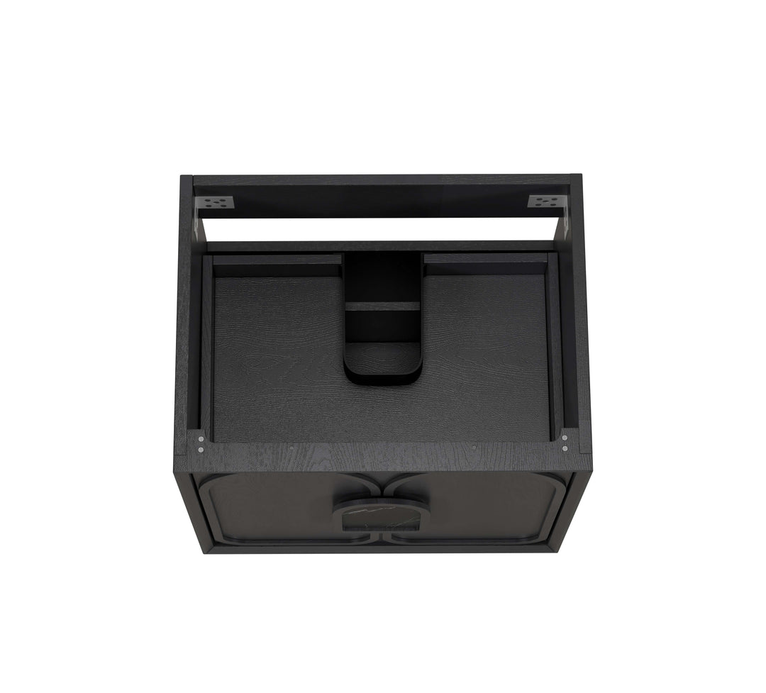 Laguna Black American Oak Wall Hung Vanity