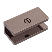 SHOWER U BRACKET 10MM GLASS BRUSHED BRONZE