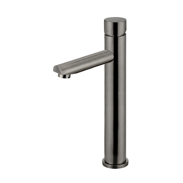 Round Pinless Tall Basin Mixer - Shadow