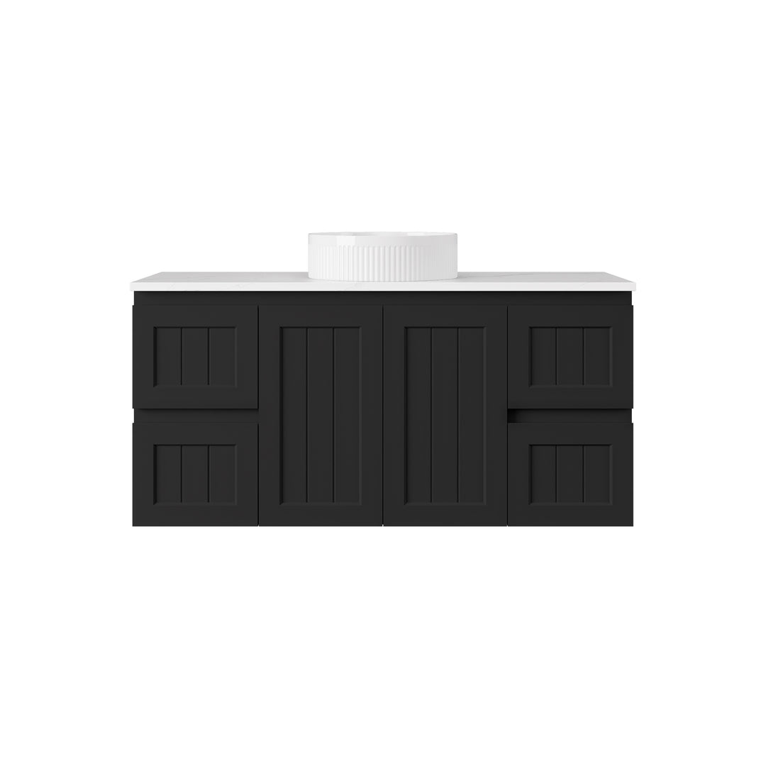 Achill Federation Wall Hung Vanity Matte Black