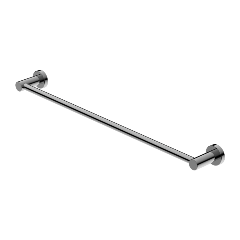MECCA SINGLE TOWEL RAIL 800MM CHROME